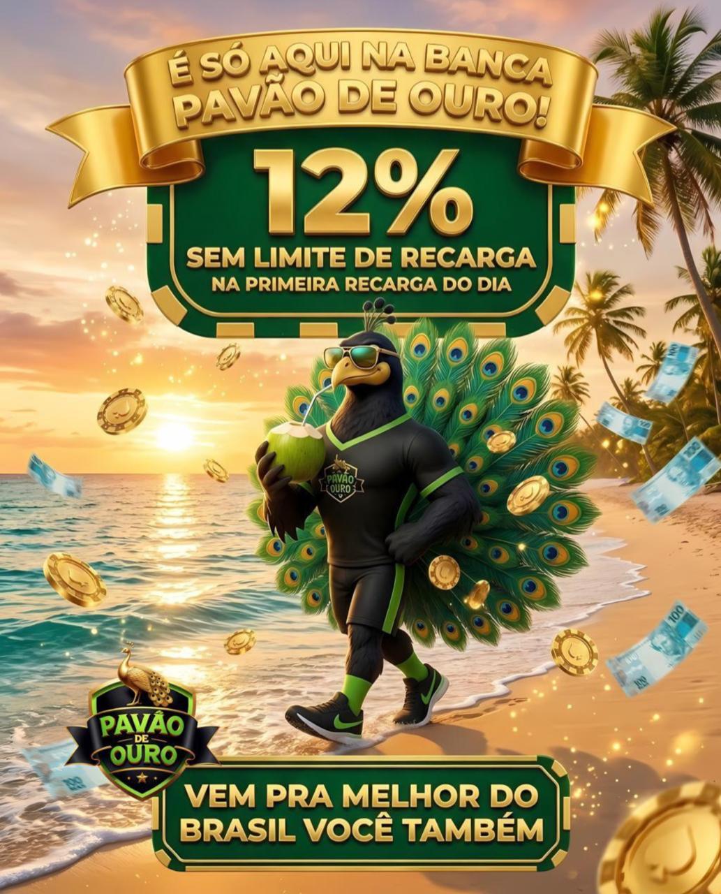 É SO AQUI NA BANCA PAVÃO DE OURO!